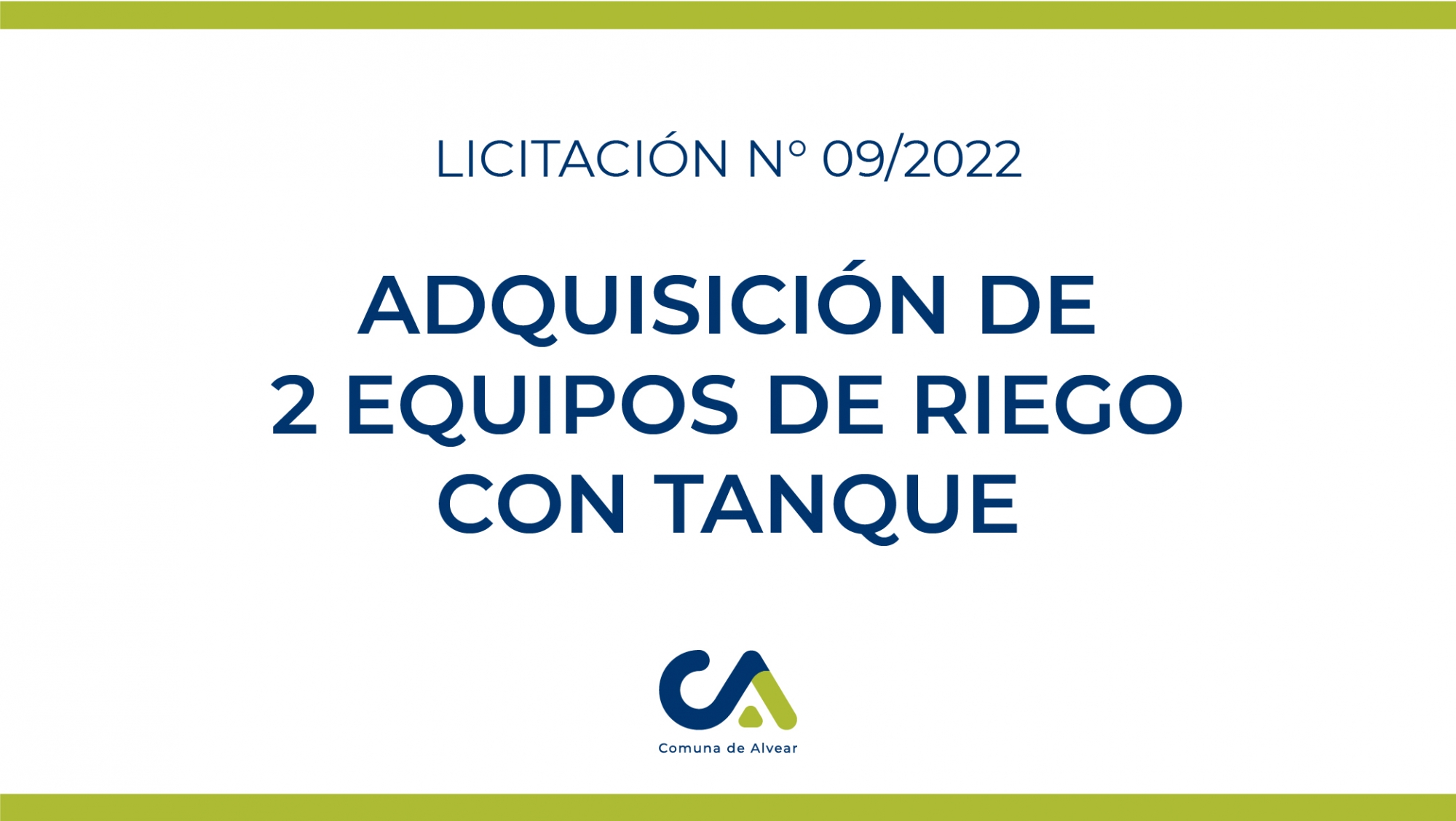 LICITACIÓN PÚBLICA Nº 09/22