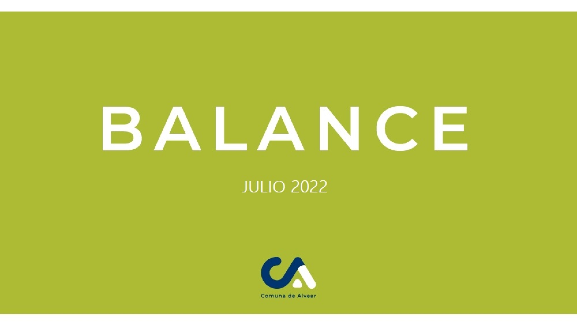 BALANCE JULIO 2022