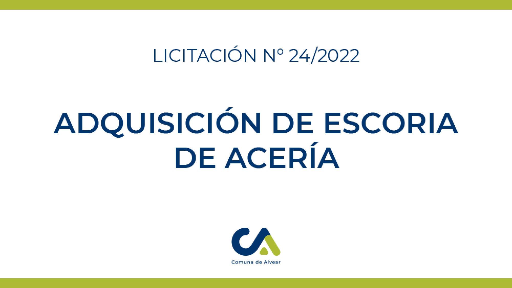 LICITACIOÓN PÚBLICA N° 24/22