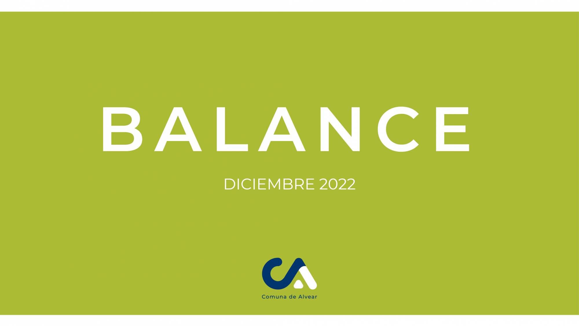 BALANCE DICIEMBRE 2022